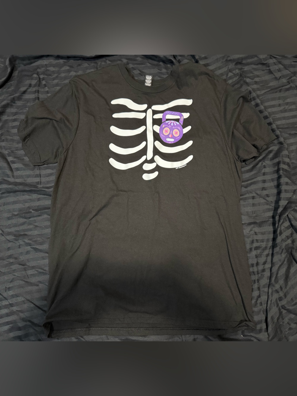 LFT Clothing Co Skeleton Kettlebell Graphic T-Shirt